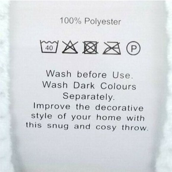 Cai Teng Waffle Throw Blanket Living Fleece 60 x 80 Inches Light Blue NEW - Picture 5 of 5